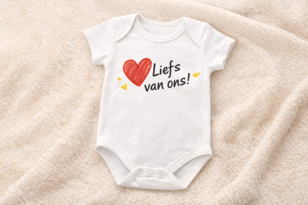 Persoonlijk Babyshower Rompertje | Ontworpen door Gasten