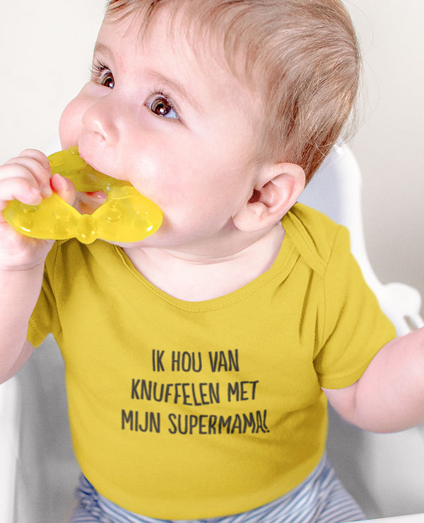 ik hou van knuffelen en nog meer schattige moederdag teksten voor op rompertje. Gratis verzonden en snel in huis