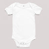 Gepersonaliseerd babyrompertje bedrukt met naam en tekstWitte rompertje met opdruk cadeau voor babyshower