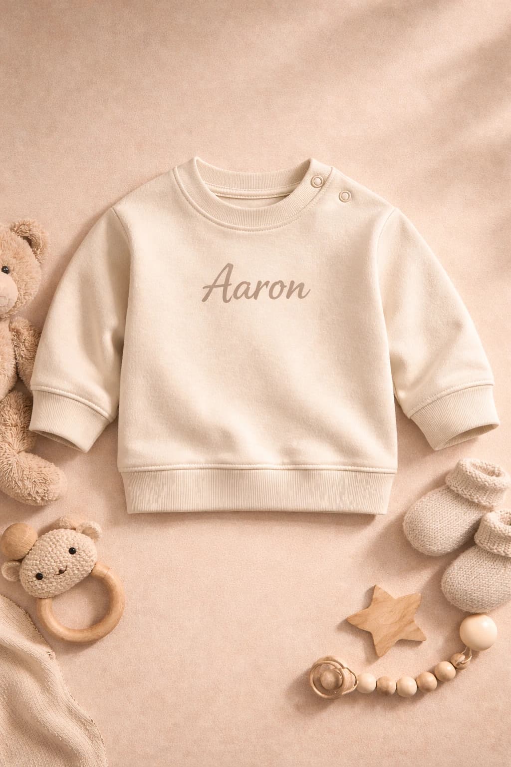 Baby Sweater met Eigen Tekst en Afbeelding