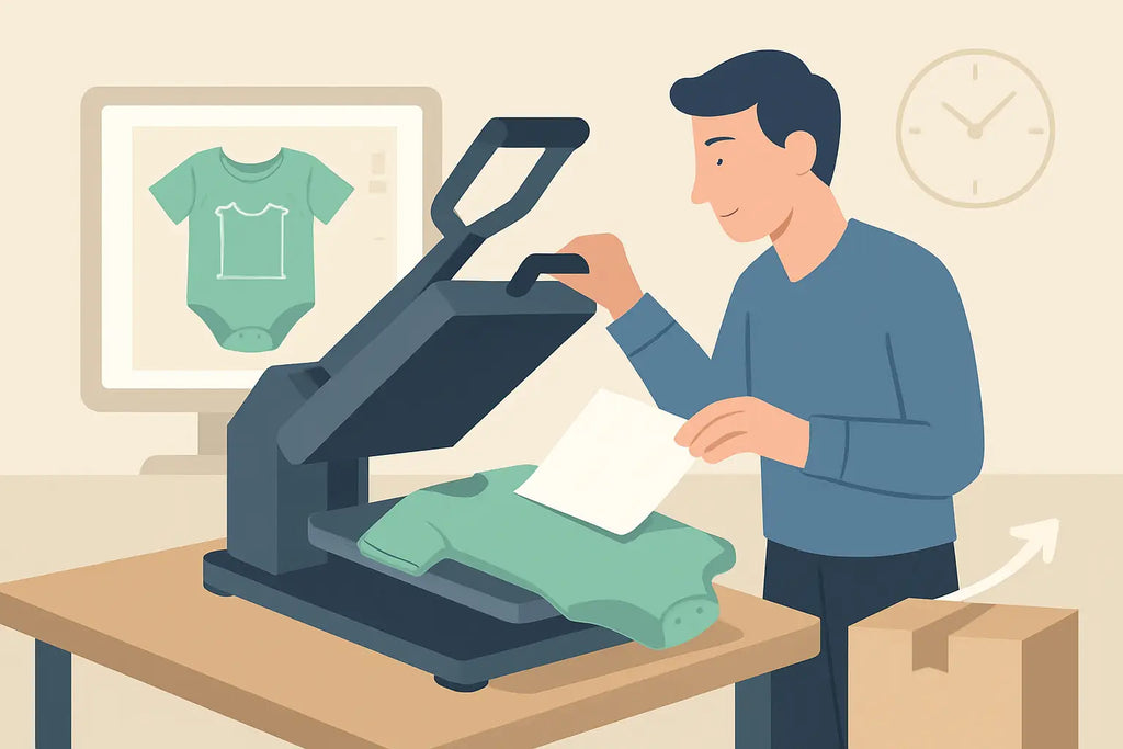 Rompertje bedrukken en morgen in huis